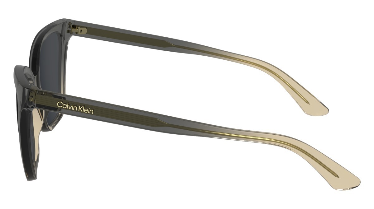 Sunglasses Calvin Klein CK24507S (039) color grey/beige shape cat eye lenses solid grey