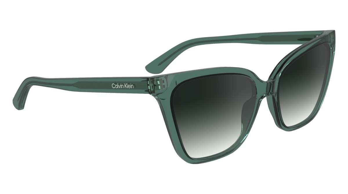 Sunglasses Calvin Klein CK24507S (338) color mint shape cat eye lenses gradient smoke