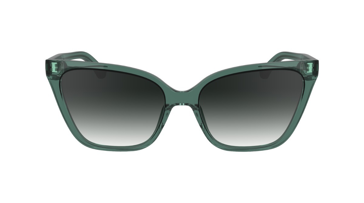 Sunglasses Calvin Klein CK24507S (338) color mint shape cat eye lenses gradient smoke