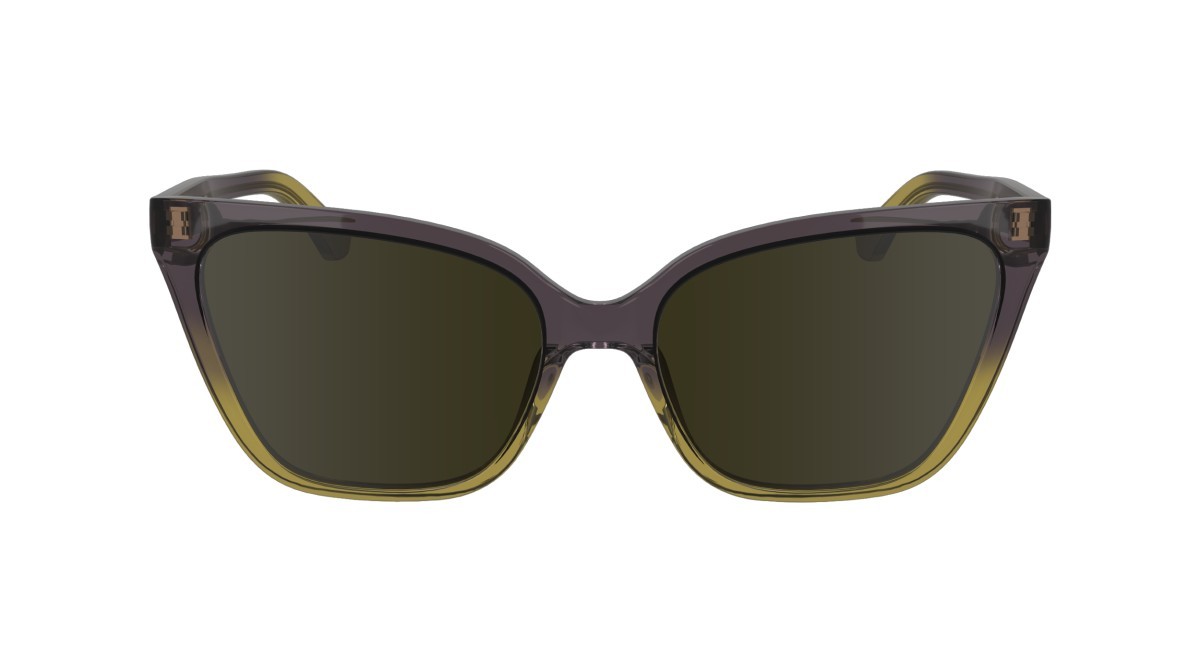 Sunglasses Calvin Klein CK24507S (516) color violet/beige shape cat eye lenses solid brown