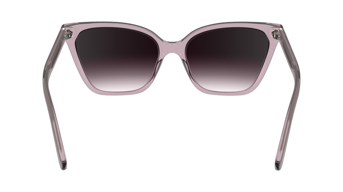 Sunglasses Calvin Klein CK24507S (601) color rose shape cat eye lenses gradient wine