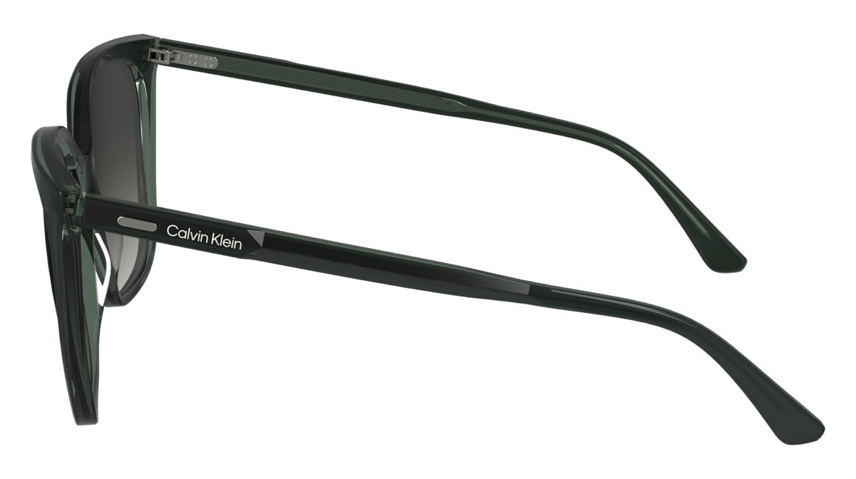 Sunglasses Calvin Klein CK24509S (339) color green/mint shape rectangle lenses gradient brown