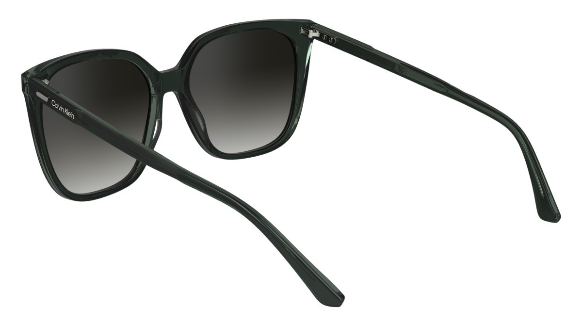 Sunglasses Calvin Klein CK24509S (339) color green/mint shape rectangle lenses gradient brown