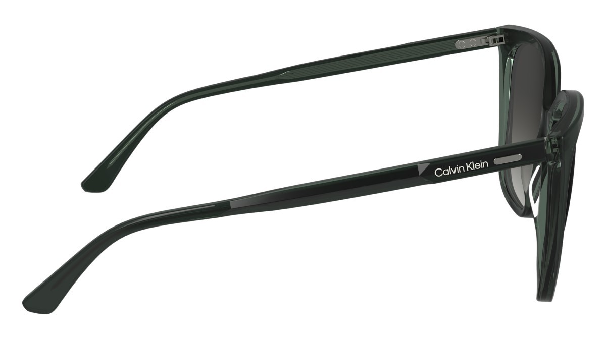 Sunglasses Calvin Klein CK24509S (339) color green/mint shape rectangle lenses gradient brown