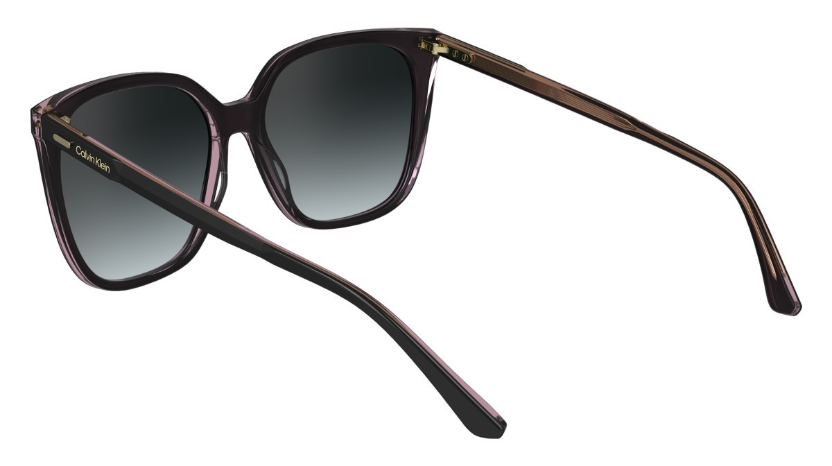 Occhiali da sole Calvin Klein CK24509S N (012) colore black/pink forma rettangolare 