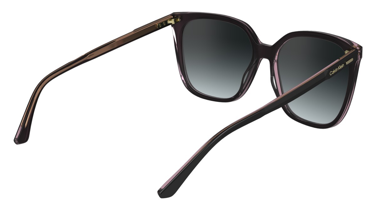 Occhiali da sole Calvin Klein CK24509S N (012) colore black/pink forma rettangolare 