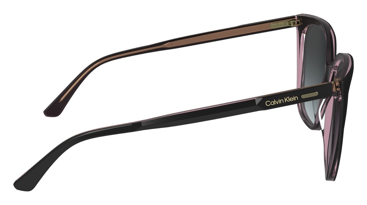 Occhiali da sole Calvin Klein CK24509S N (012) colore black/pink forma rettangolare 