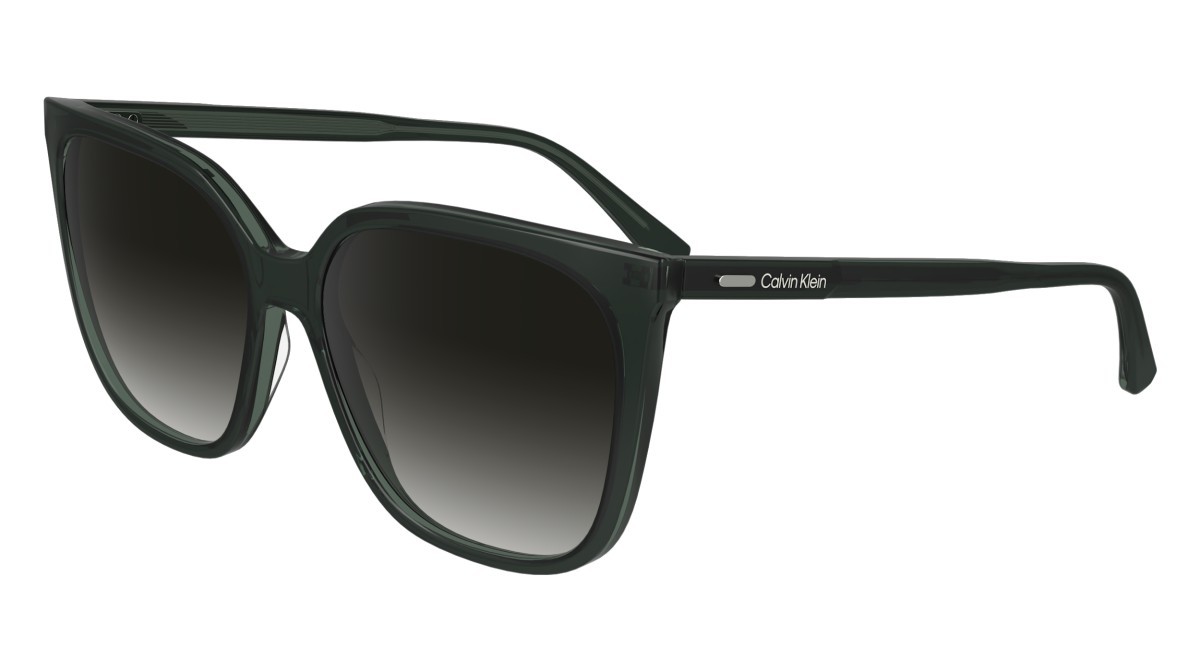 Sunglasses Calvin Klein CK24509S N (339) color green/mint shape rectangle 