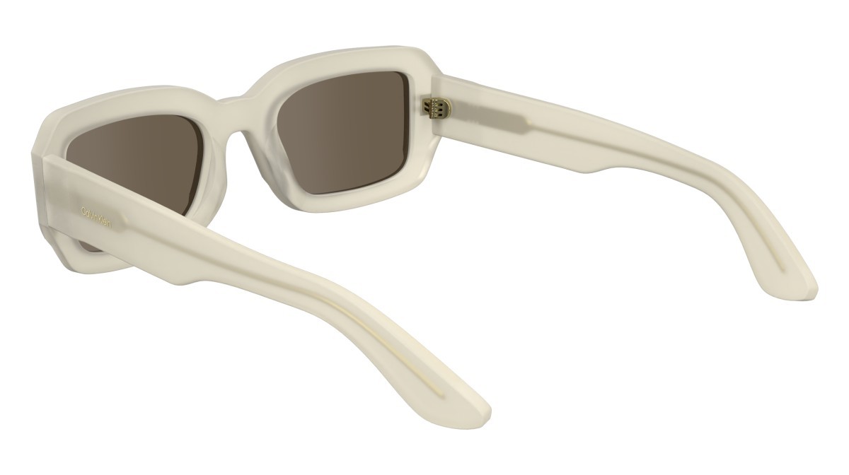 Sunglasses Calvin Klein CK24511S (109) color chalk shape rectangle lenses solid brown