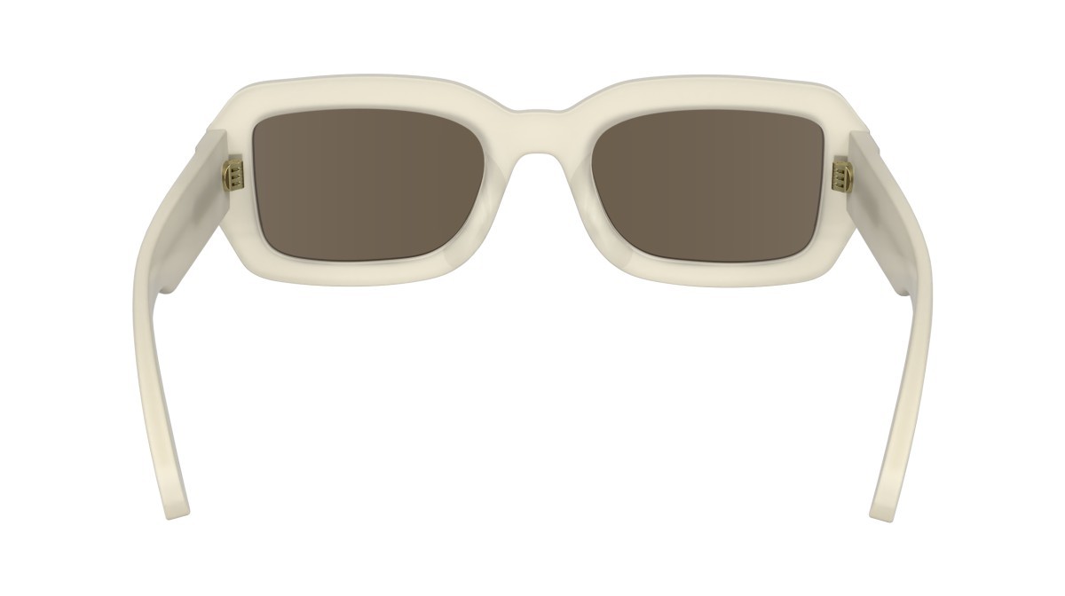 Sunglasses Calvin Klein CK24511S (109) color chalk shape rectangle lenses solid brown