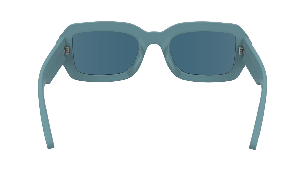 Sunglasses Calvin Klein CK24511S (413) color azure shape rectangle lenses solid azure