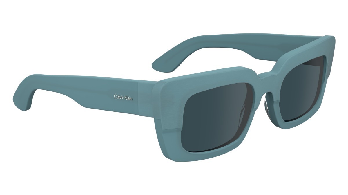 Sunglasses Calvin Klein CK24512S (413) color azure shape butterfly lenses solid blue