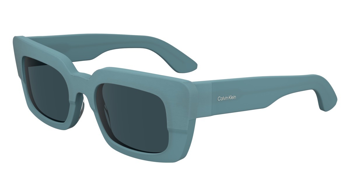 Sunglasses Calvin Klein CK24512S (413) color azure shape butterfly lenses solid blue