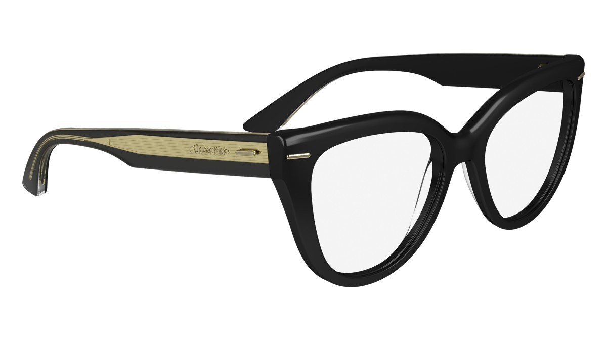 Eyeglasses Calvin Klein CK24514 (001) color black shape butterfly 