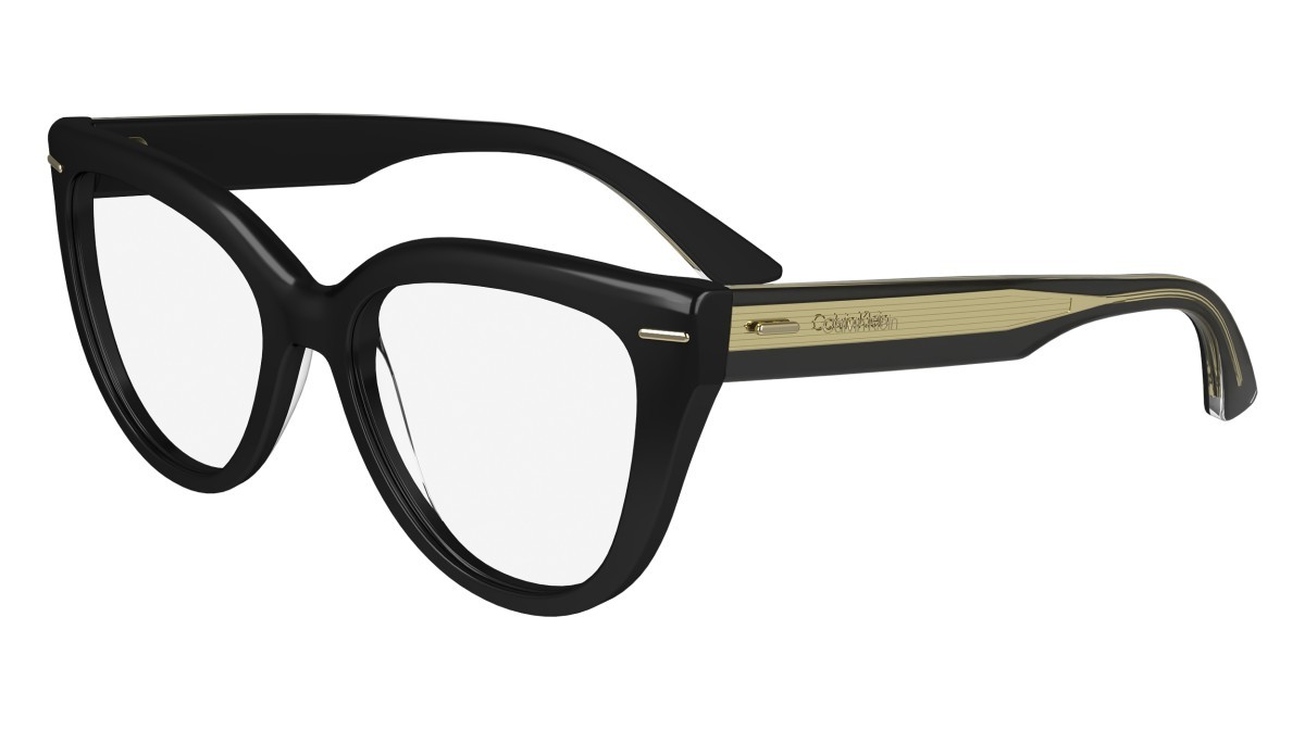 Eyeglasses Calvin Klein CK24514 (001) color black shape butterfly 