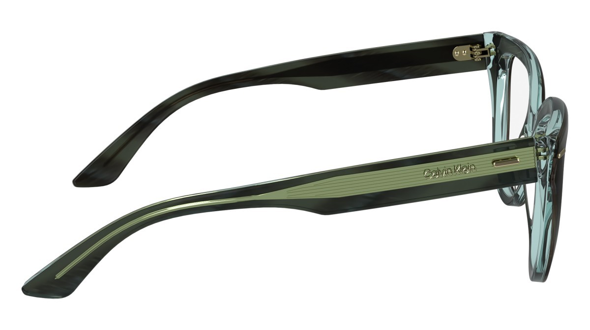 Eyeglasses Calvin Klein CK24514 (031) color striped grey/azure shape butterfly 