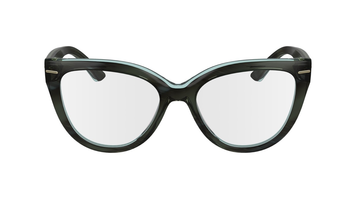 Eyeglasses Calvin Klein CK24514 (031) color striped grey/azure shape butterfly 