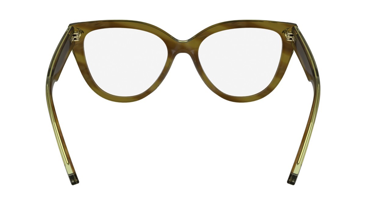 Eyeglasses Calvin Klein CK24514 (216) color striped brown/yellow shape butterfly 