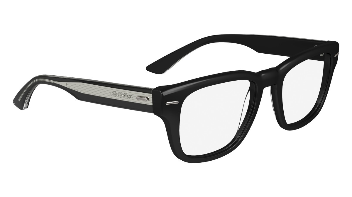 Eyeglasses Calvin Klein CK24521 (001) color black shape rectangle 