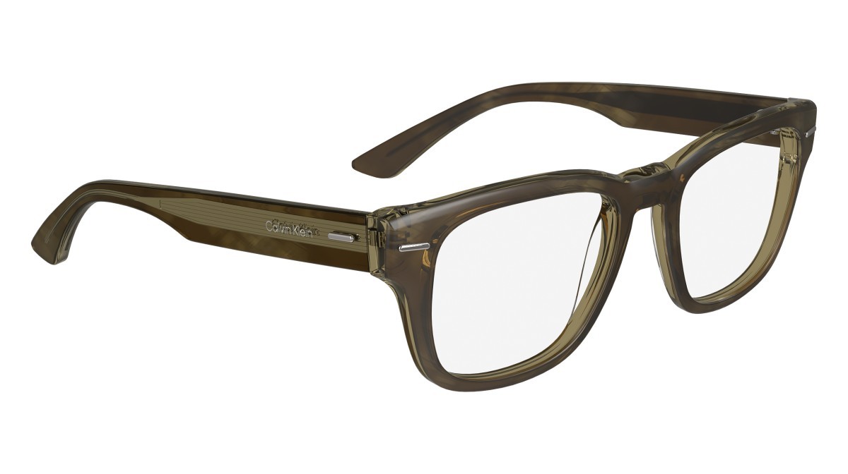 Eyeglasses Calvin Klein CK24521 (231) color striped brown shape rectangle 