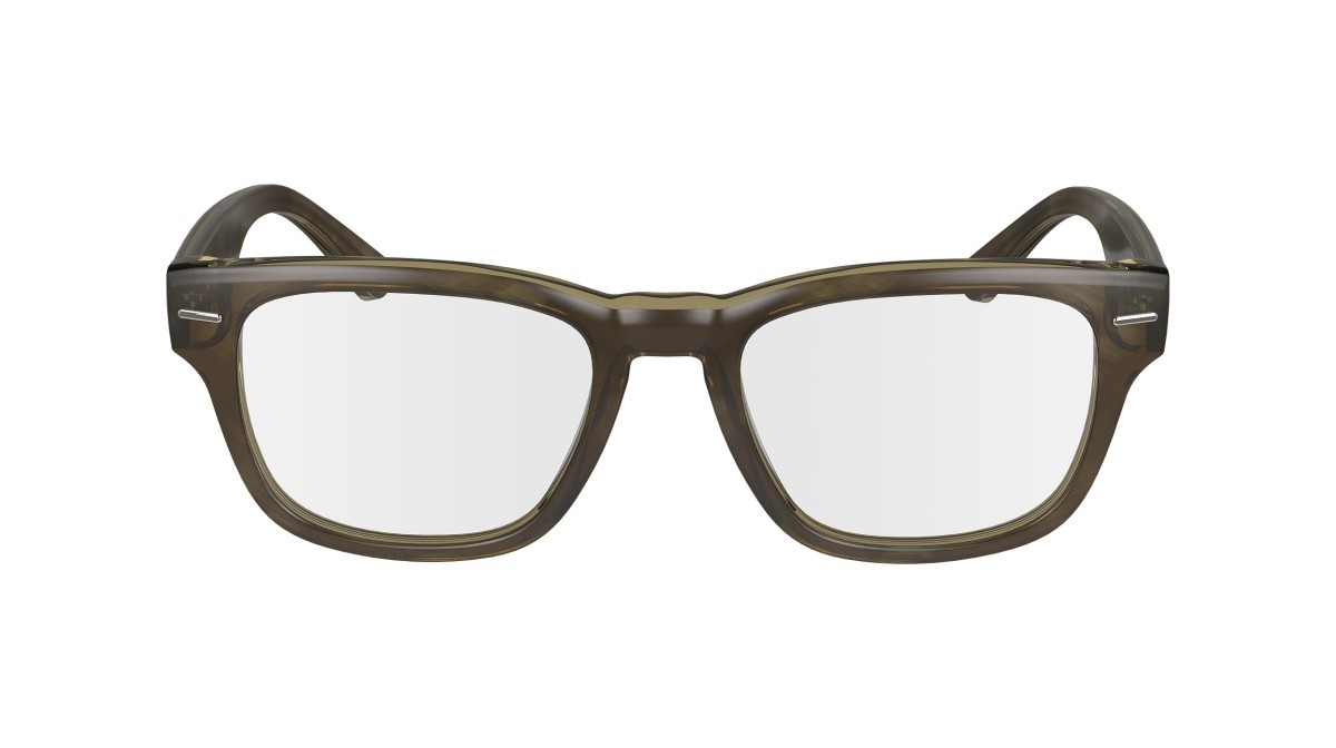 Eyeglasses Calvin Klein CK24521 (231) color striped brown shape rectangle 