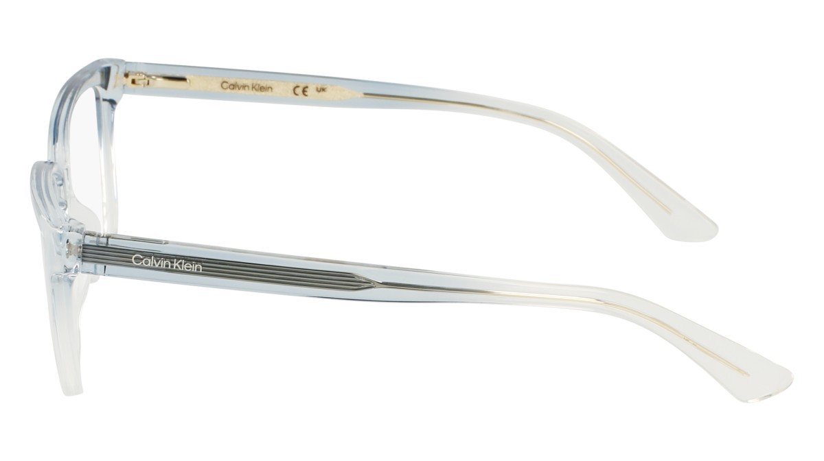 Occhiali da vista Calvin Klein CK24524 N (413) colore azure/crystal forma rettangolare 