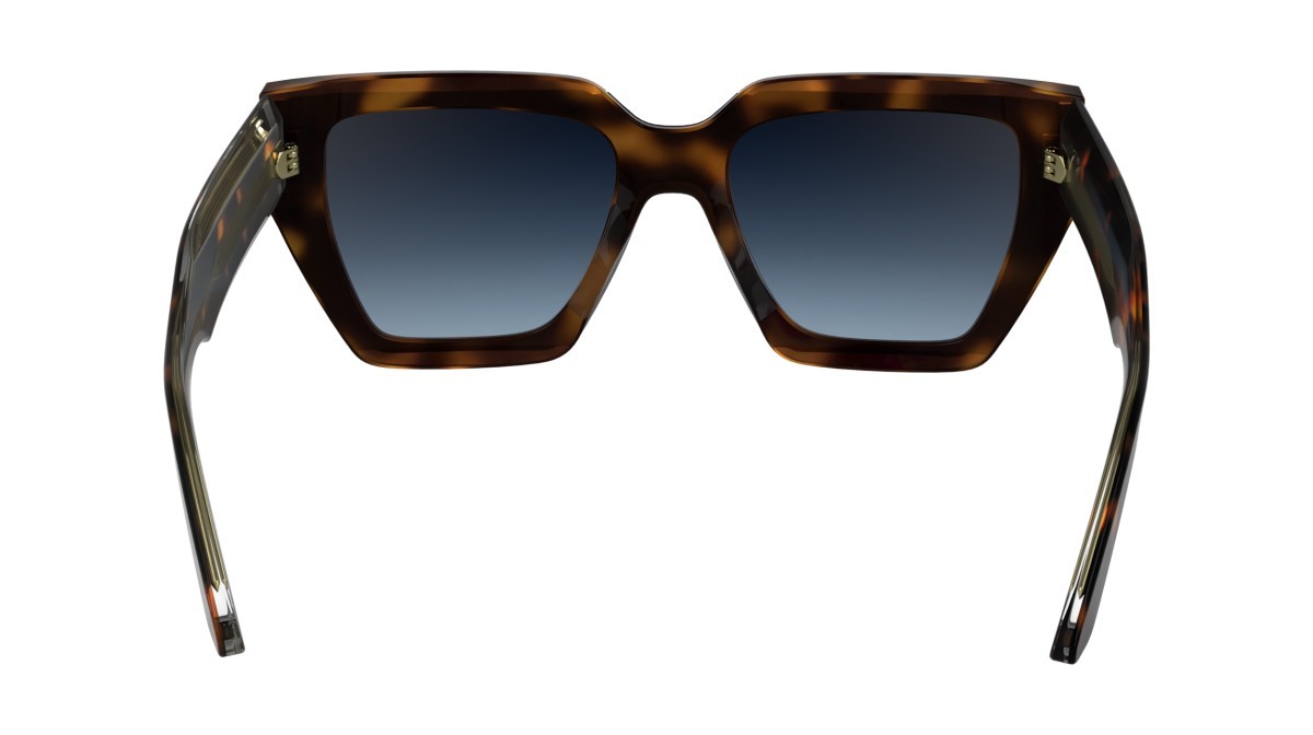 Sunglasses Calvin Klein CK24533S (240) color havana shape rectangle lenses gradient blue