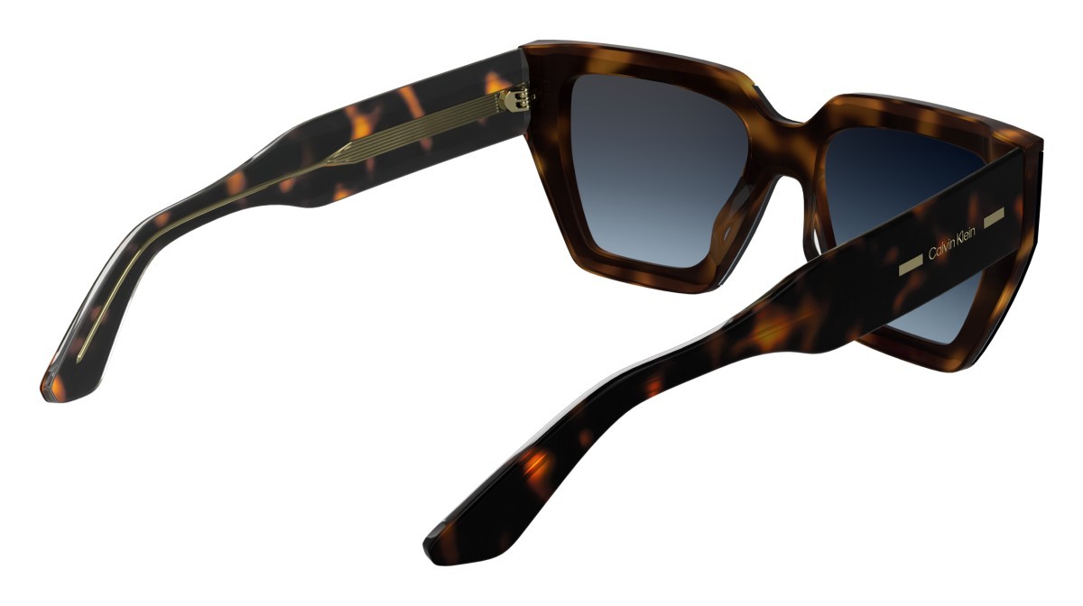 Sunglasses Calvin Klein CK24533S (240) color havana shape rectangle lenses gradient blue
