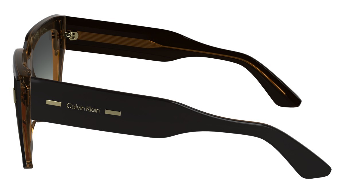 Sunglasses Calvin Klein CK24533S N (002) color black/charcoal shape rectangle 