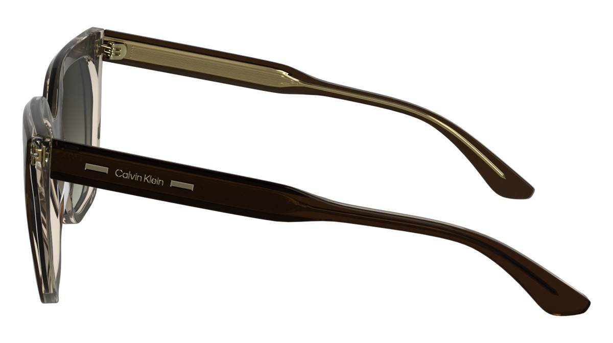 Sunglasses Calvin Klein CK24535S (226) color brown/light brown shape butterfly lenses gradient brown