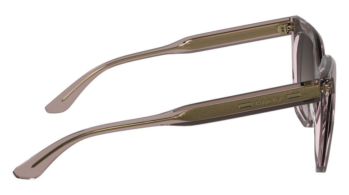 Sunglasses Calvin Klein CK24535S (272) color nude shape butterfly lenses gradient brown rose