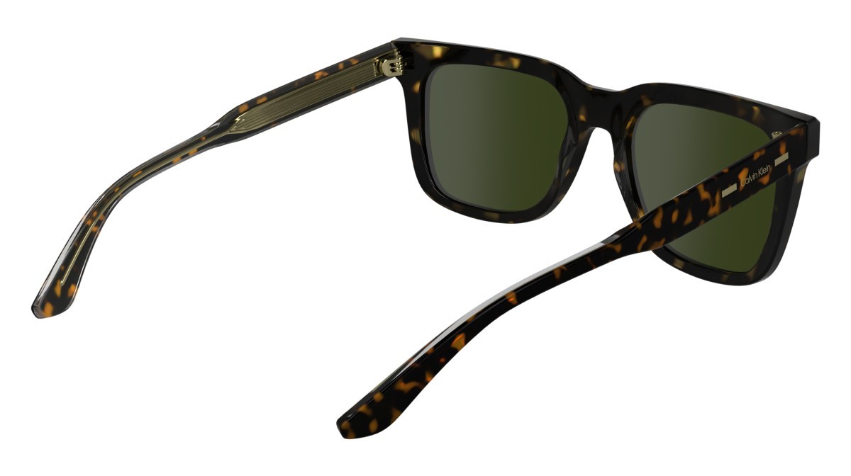 Sunglasses Calvin Klein CK24536S (235) color dark havana shape rectangle lenses solid green