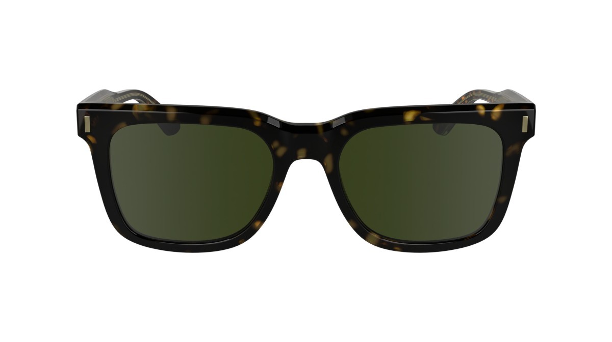 Sunglasses Calvin Klein CK24536S (235) color dark havana shape rectangle lenses solid green