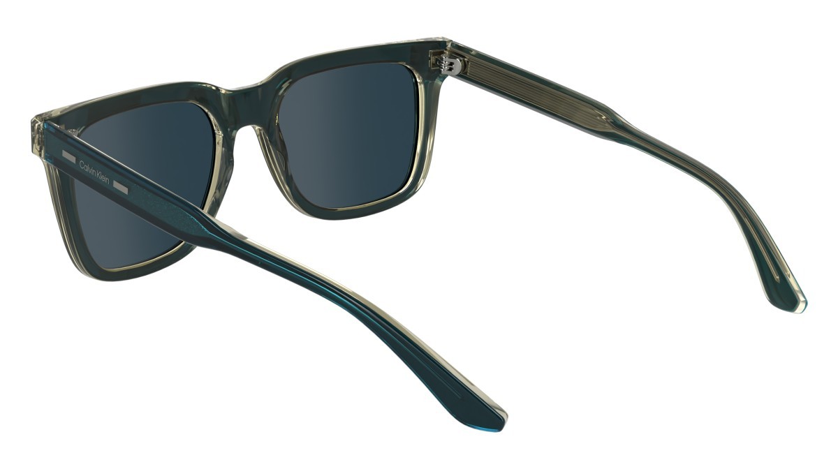 Sunglasses Calvin Klein CK24536S (434) color petrol/smoke shape rectangle lenses solid blue