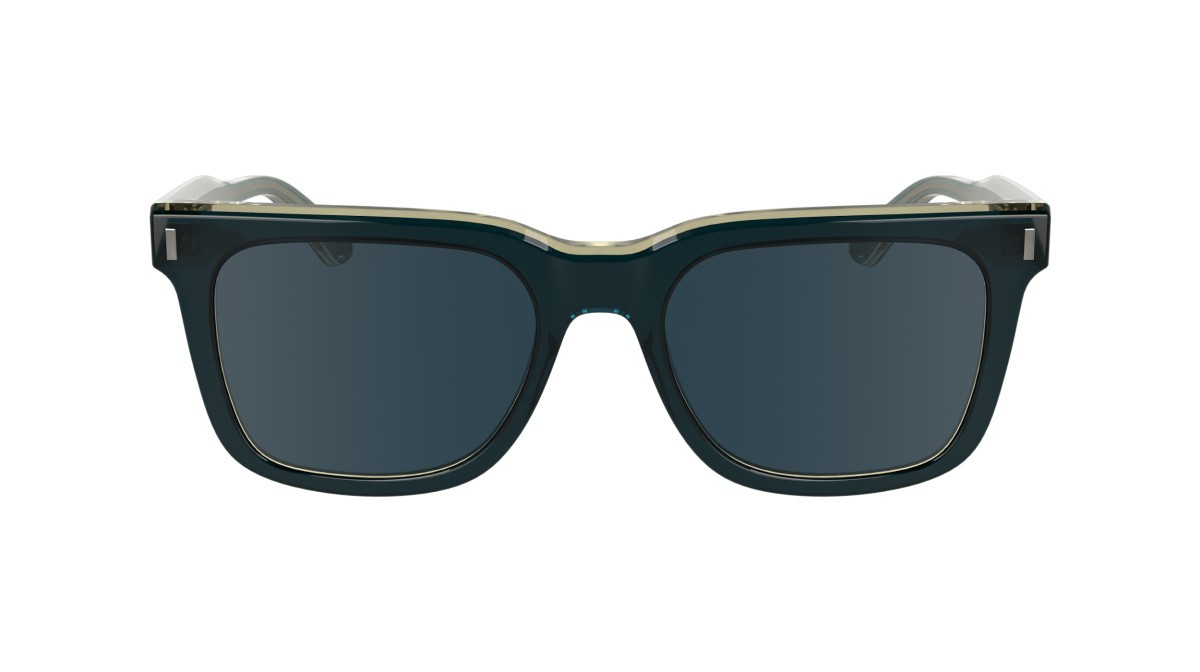 Sunglasses Calvin Klein CK24536S (434) color petrol/smoke shape rectangle lenses solid blue
