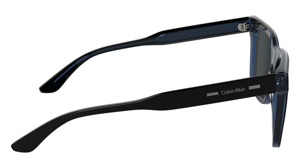 Occhiali da sole Calvin Klein CK24536S N (005) colore black/avio forma rettangolare 