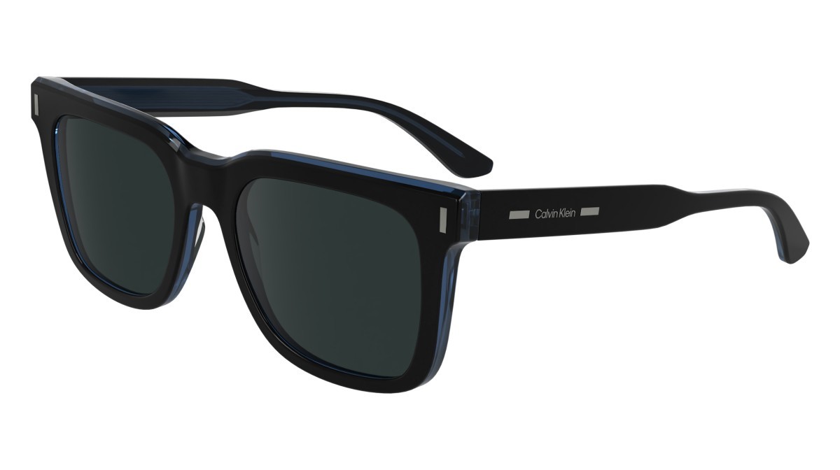 Occhiali da sole Calvin Klein CK24536S N (005) colore black/avio forma rettangolare 