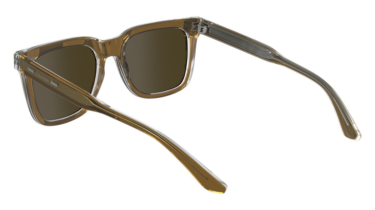 Sunglasses Calvin Klein CK24536S N (280) color light brown/crystal shape rectangle 