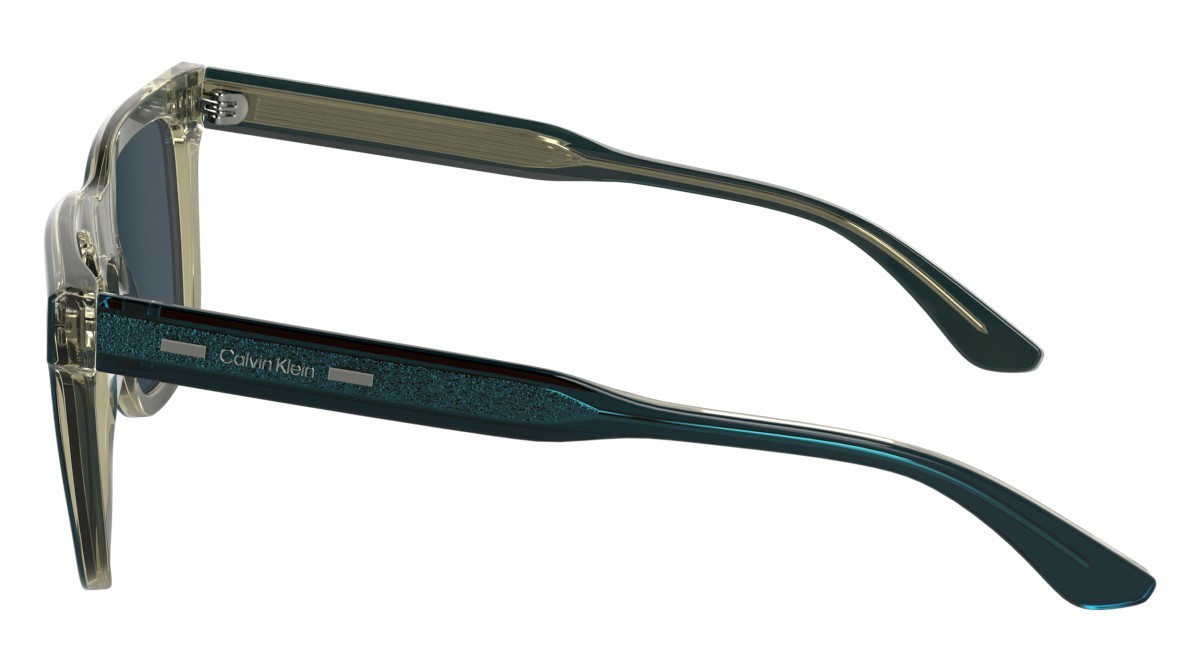 Sunglasses Calvin Klein CK24536S N (434) color petrol/smoke shape rectangle 