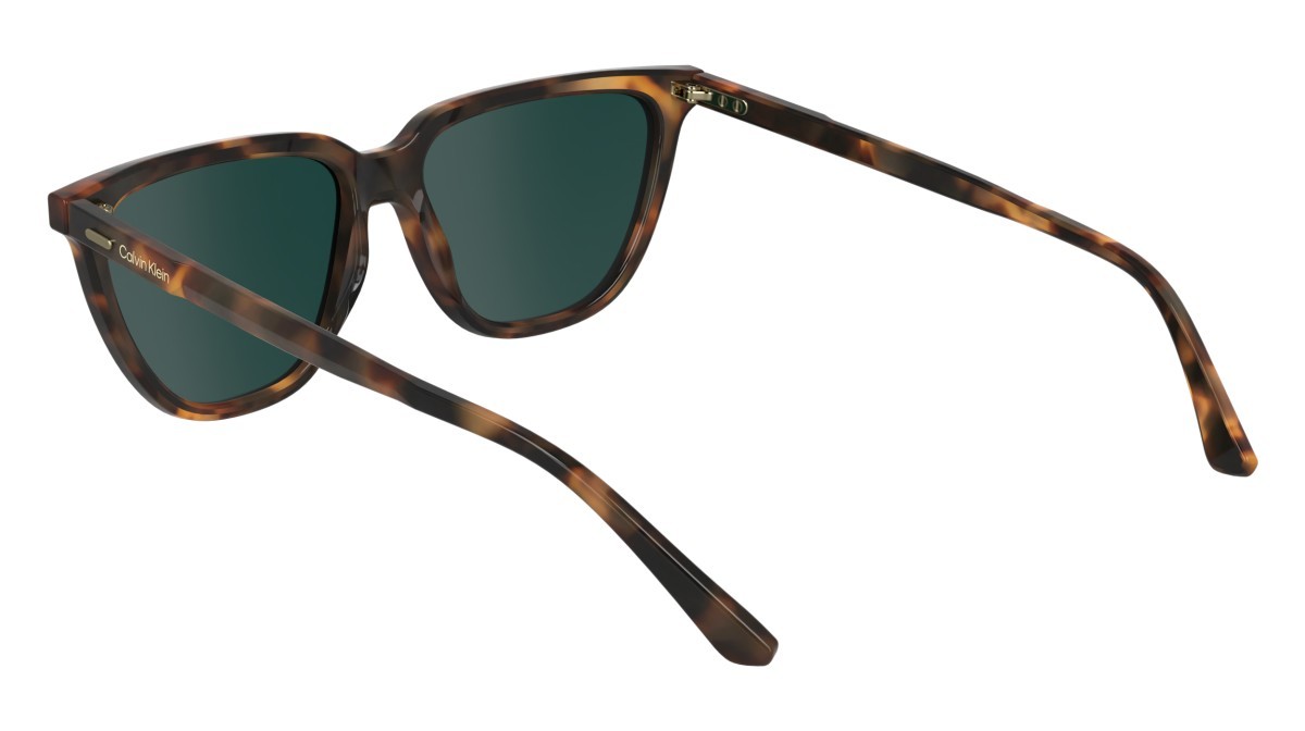 Sunglasses Calvin Klein CK24537S (219) color milky brown havana shape rectangle lenses solid petrol