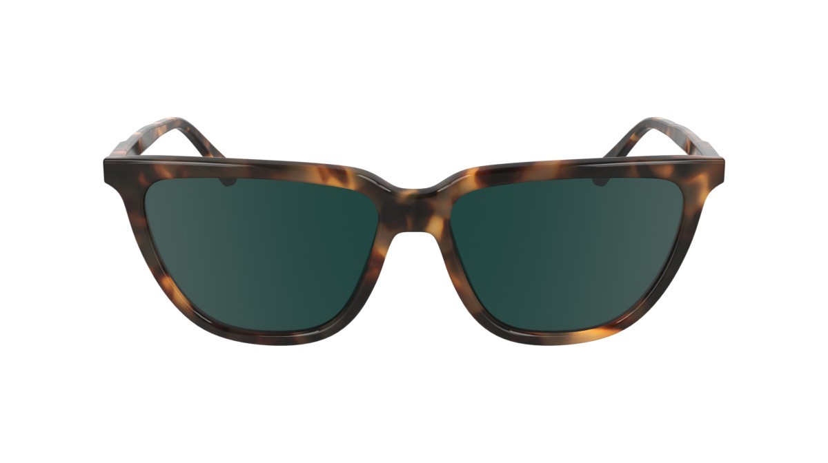 Sunglasses Calvin Klein CK24537S (219) color milky brown havana shape rectangle lenses solid petrol