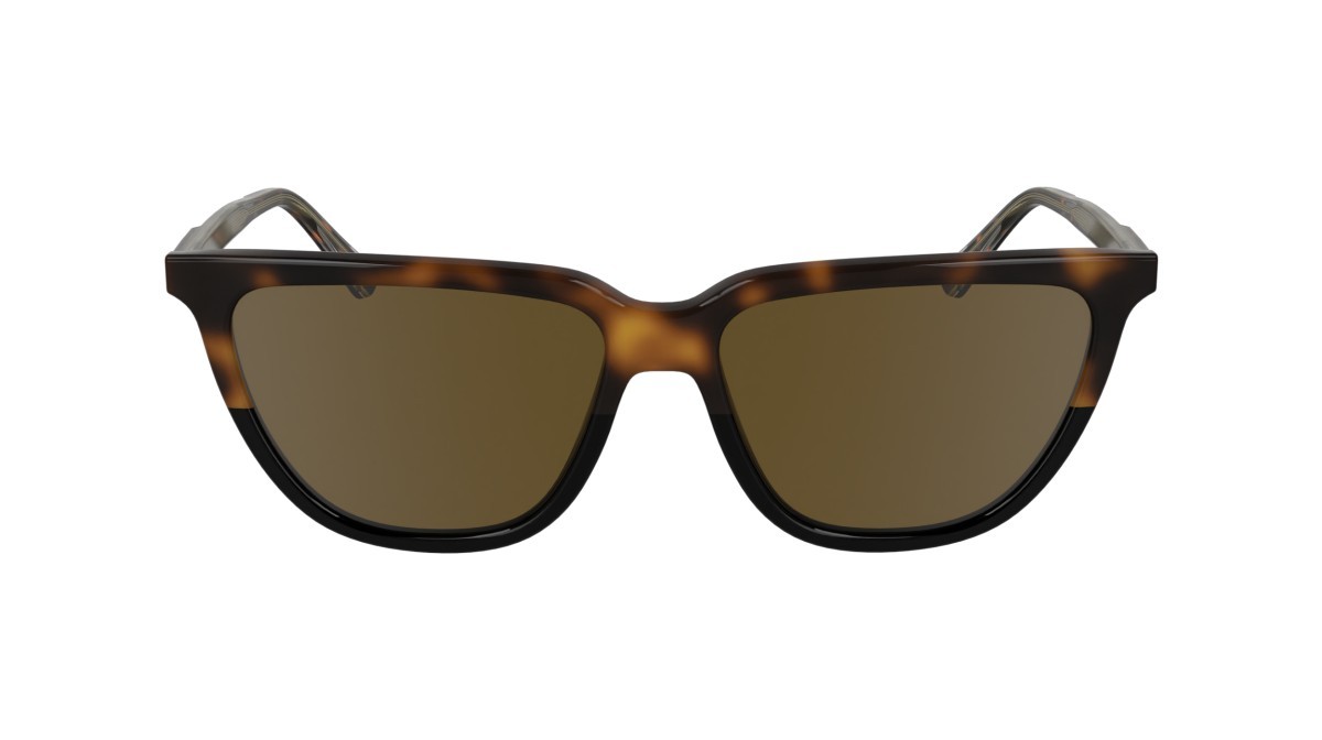 Sunglasses Calvin Klein CK24537S (233) color havana/black shape rectangle lenses solid light brown