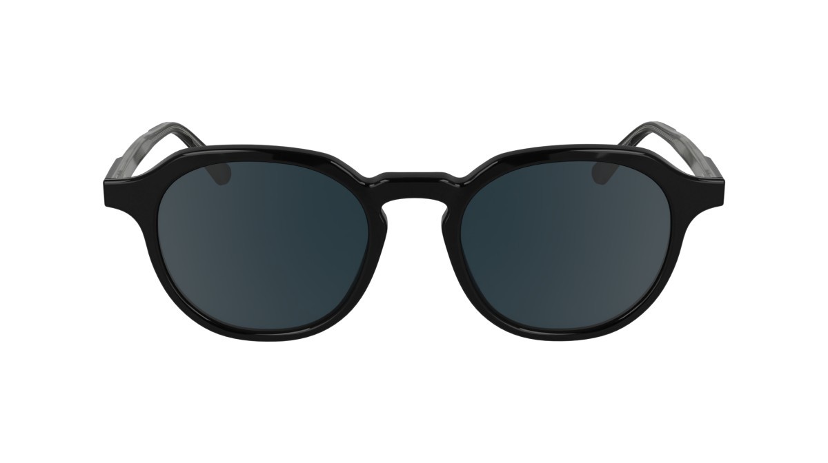 Sunglasses Calvin Klein CK24538S (001) color black shape pantos lenses solid blue