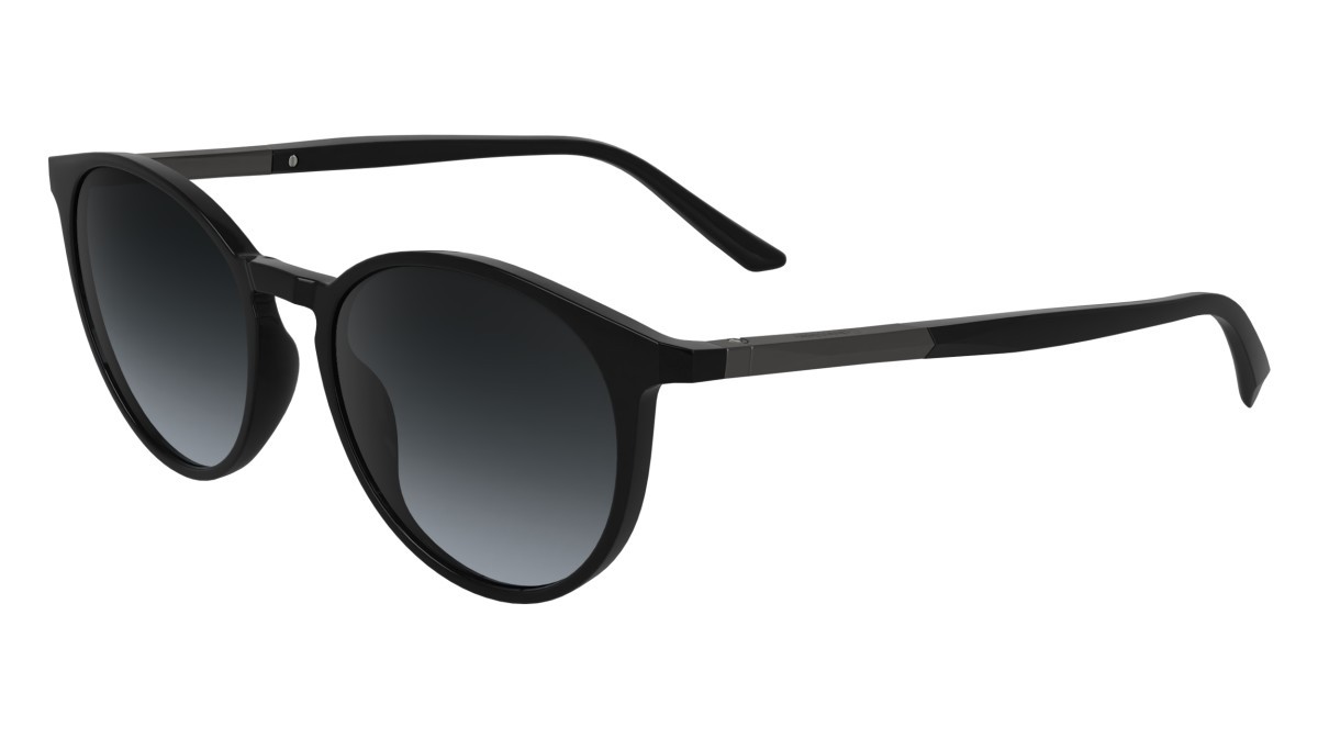 Sunglasses Calvin Klein CK24539S (001) color black shape round lenses gradient smoke