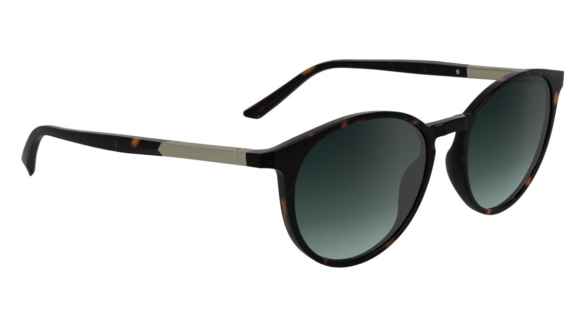 Sunglasses Calvin Klein CK24539S (235) color dark havana shape round lenses gradient petrol