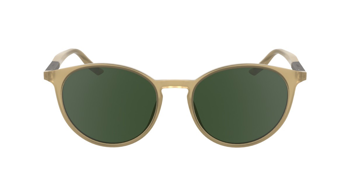 Sunglasses Calvin Klein CK24539S (261) color caramel shape round lenses solid green