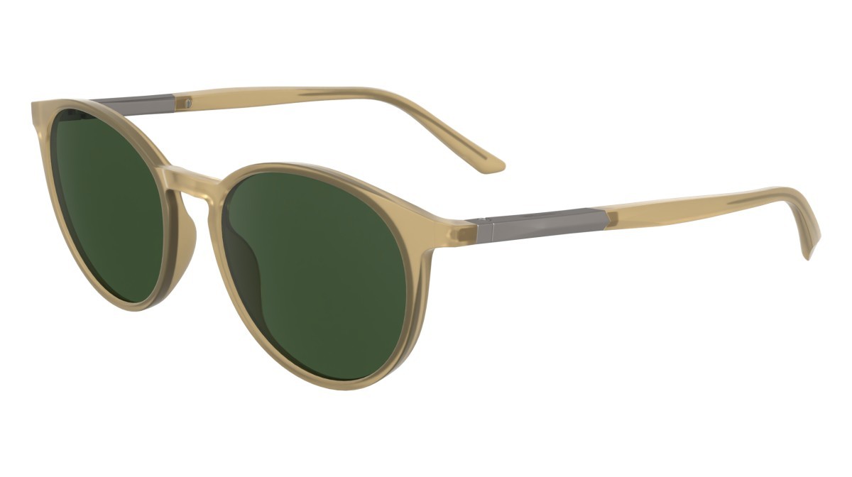Sunglasses Calvin Klein CK24539S (261) color caramel shape round lenses solid green