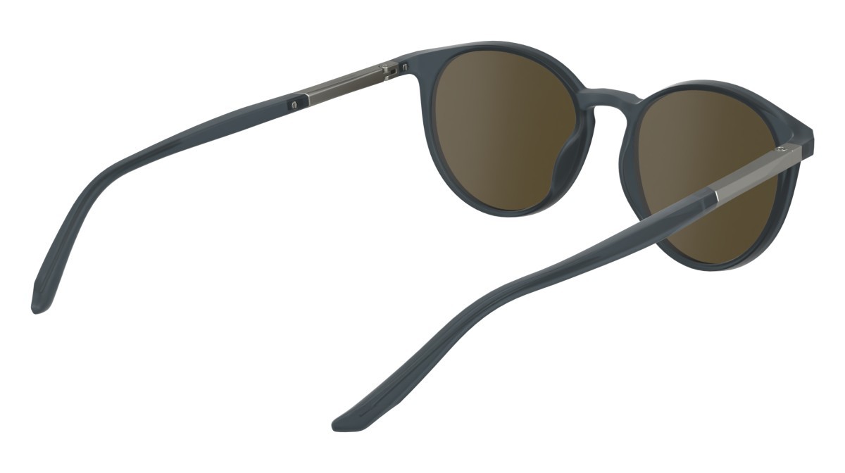 Sunglasses Calvin Klein CK24539S (413) color azure shape round lenses solid light brown