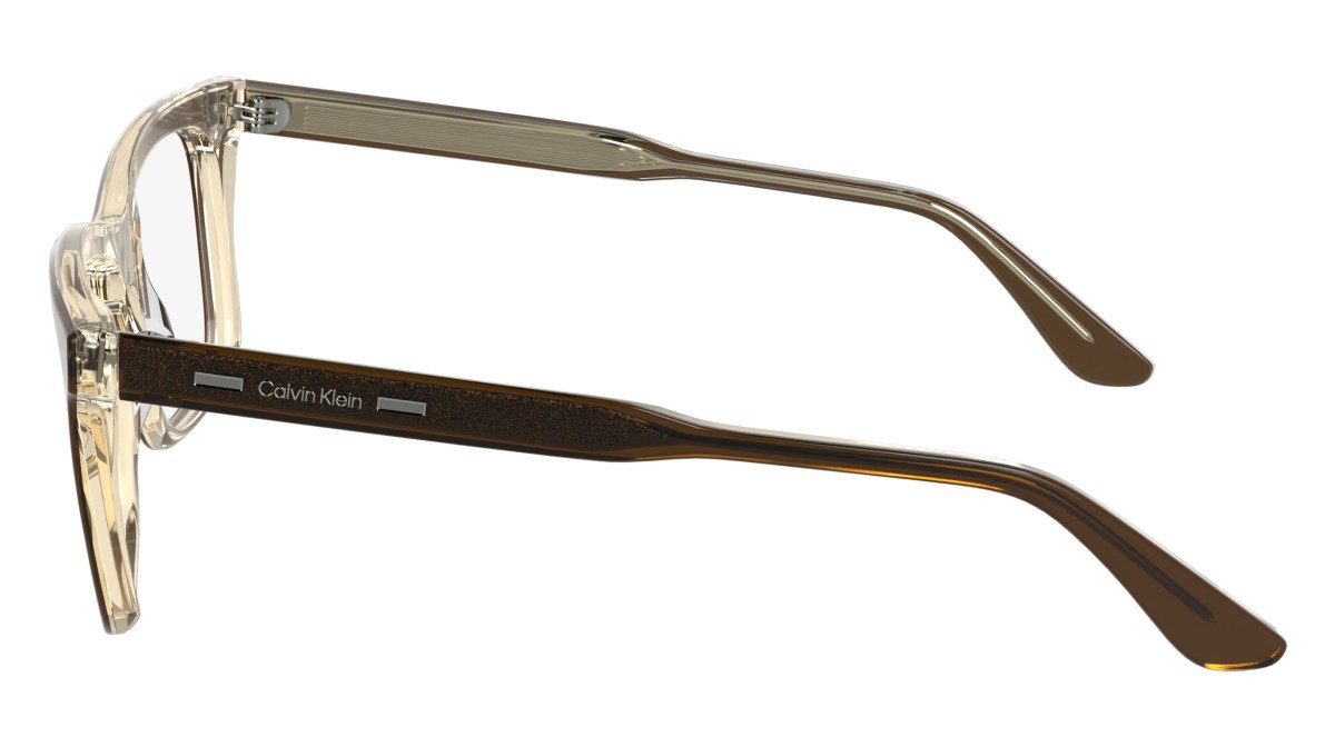 Eyeglasses Calvin Klein CK24542 (280) color light brown/crystal shape rectangle lenses color 3