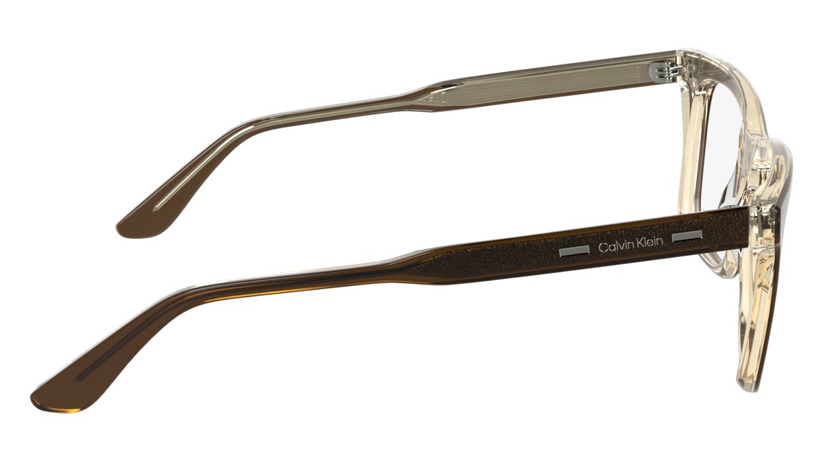 Eyeglasses Calvin Klein CK24542 (280) color light brown/crystal shape rectangle lenses color 3